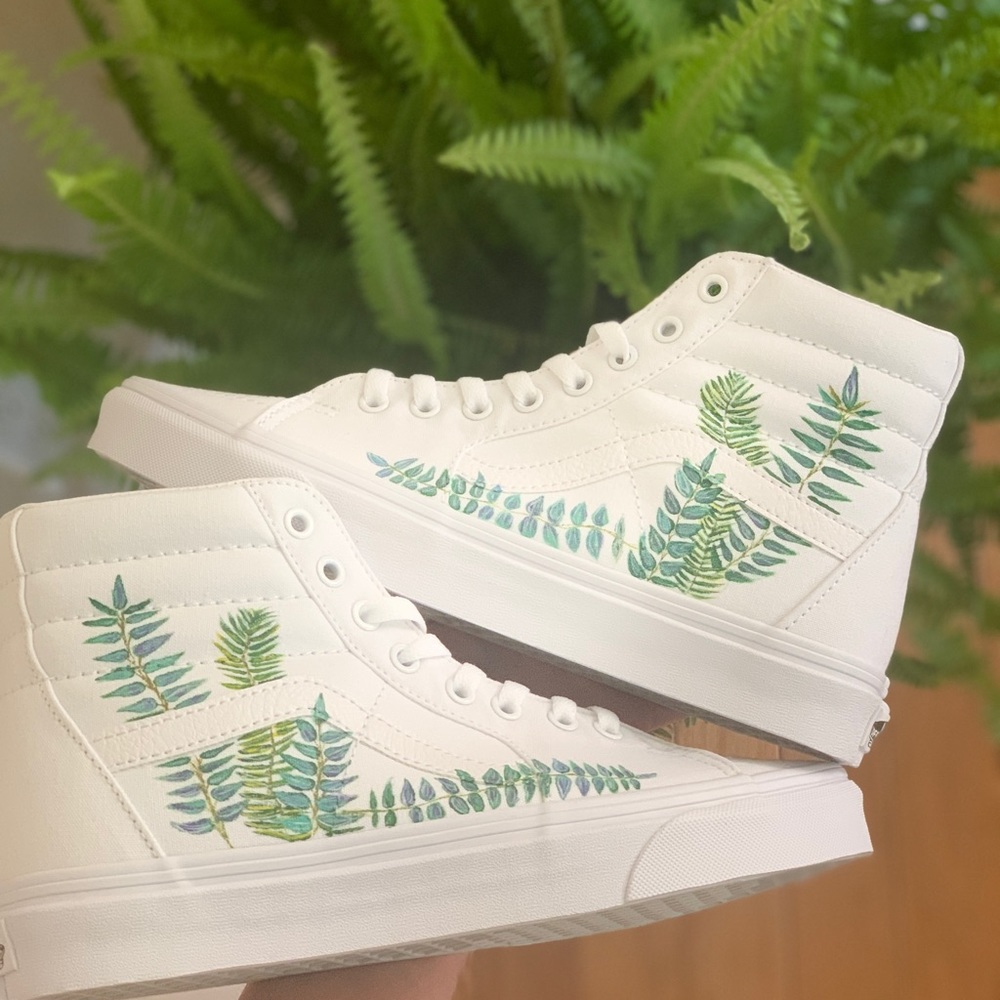 Handpainted high top vans
